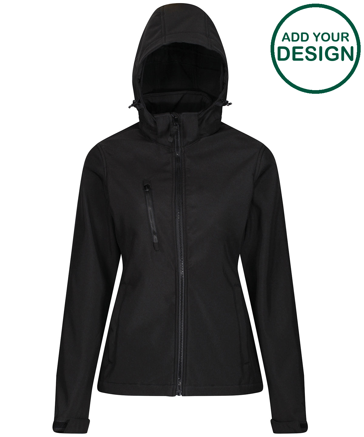 Women's venturer 3-layer hooded softshell jacket