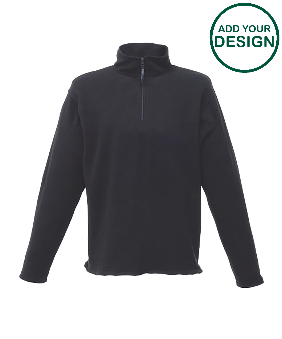 Zip-neck microfleece