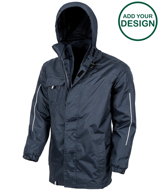 3-in1 CORE transit jacket with printable softshell inner