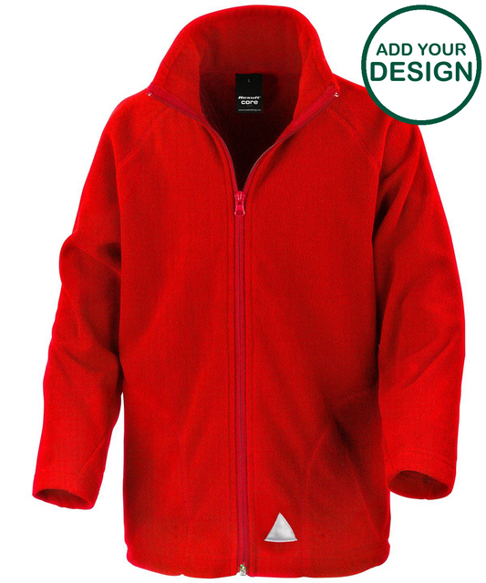 Core junior microfleece jacket