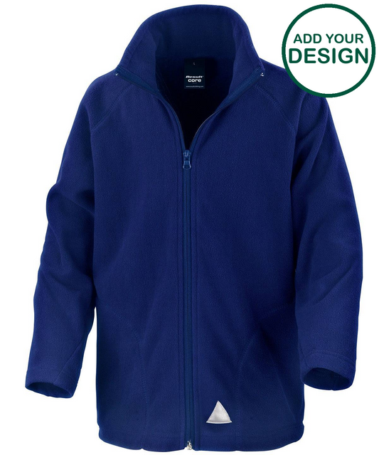 Core junior microfleece jacket