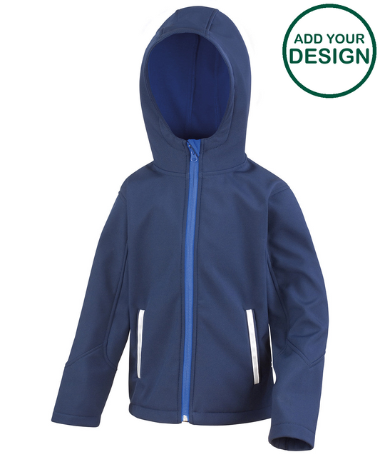Core junior TX performance hooded softshell jacket