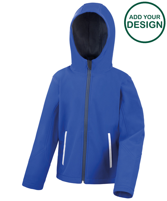 Core junior TX performance hooded softshell jacket