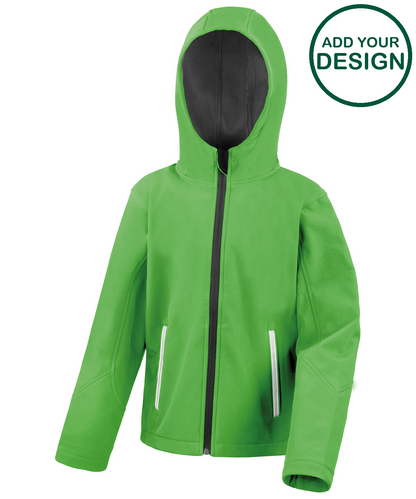 Core junior TX performance hooded softshell jacket
