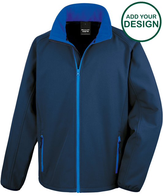 Core printable softshell jacket