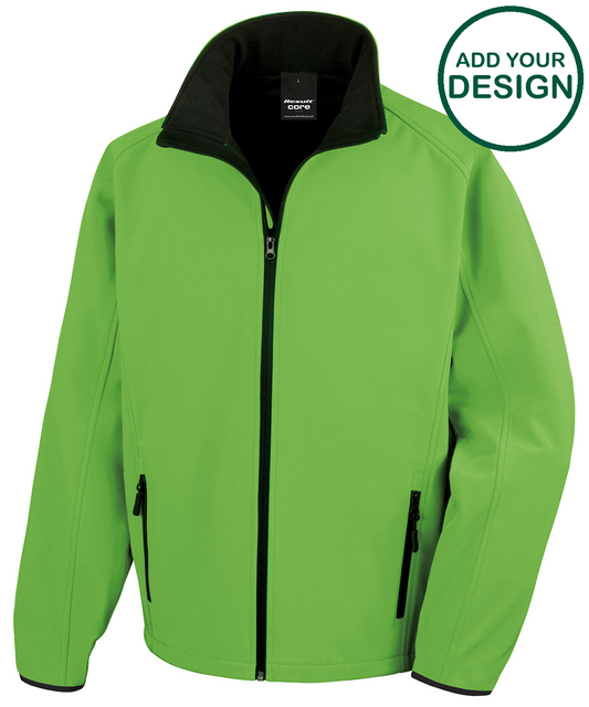 Core printable softshell jacket