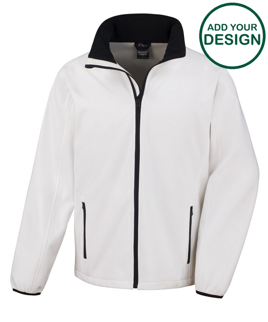 Core printable softshell jacket
