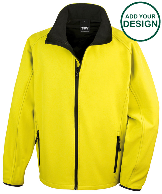 Core printable softshell jacket