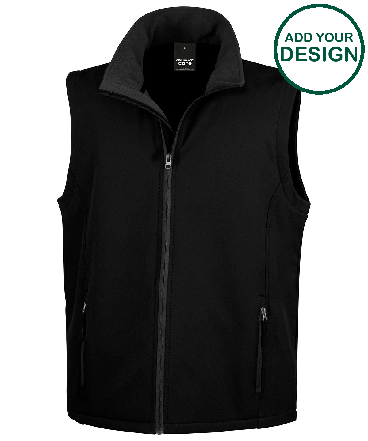 Printable softshell bodywarmer