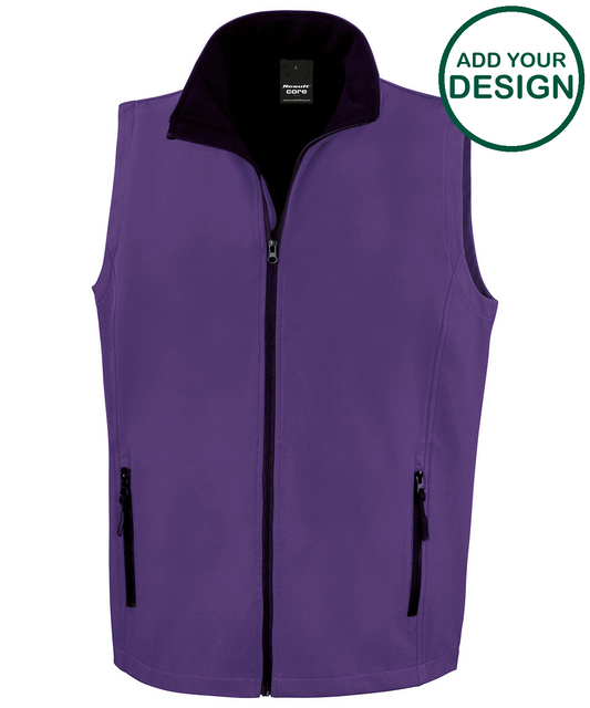 Printable softshell bodywarmer