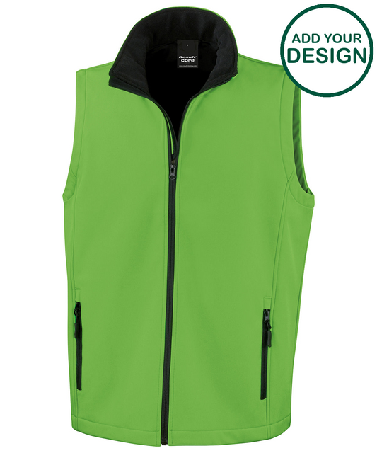 Printable softshell bodywarmer