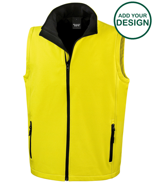 Printable softshell bodywarmer