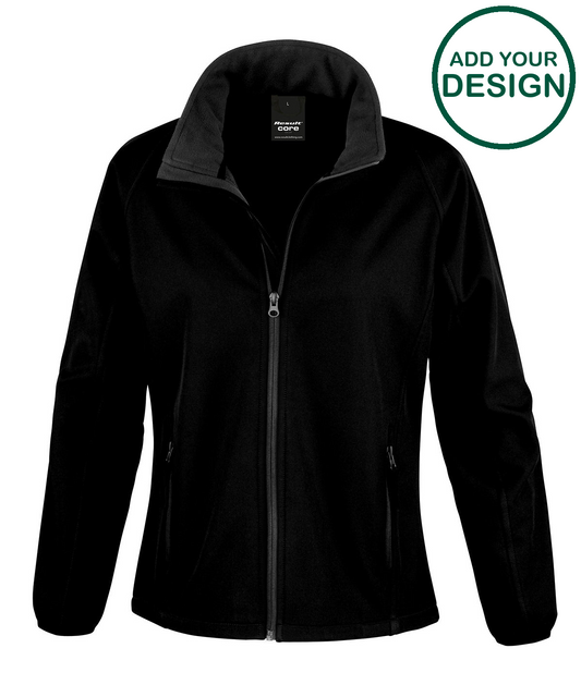 Women's Core printable softshell jacket