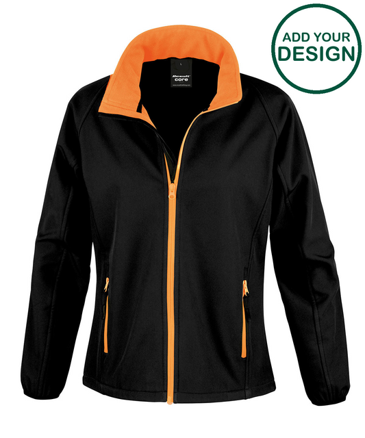 Women's Core printable softshell jacket
