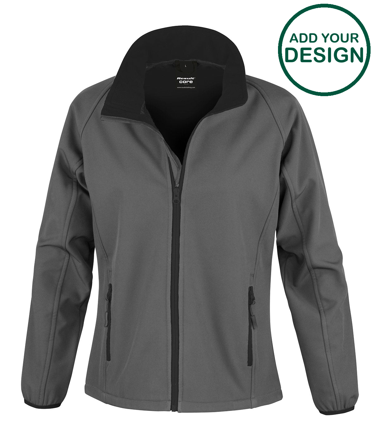Women's Core printable softshell jacket