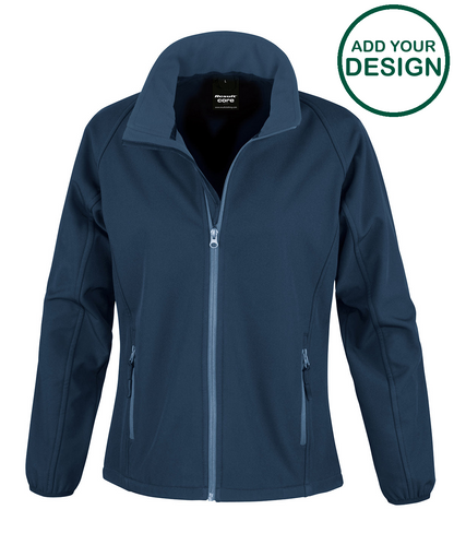Women's Core printable softshell jacket