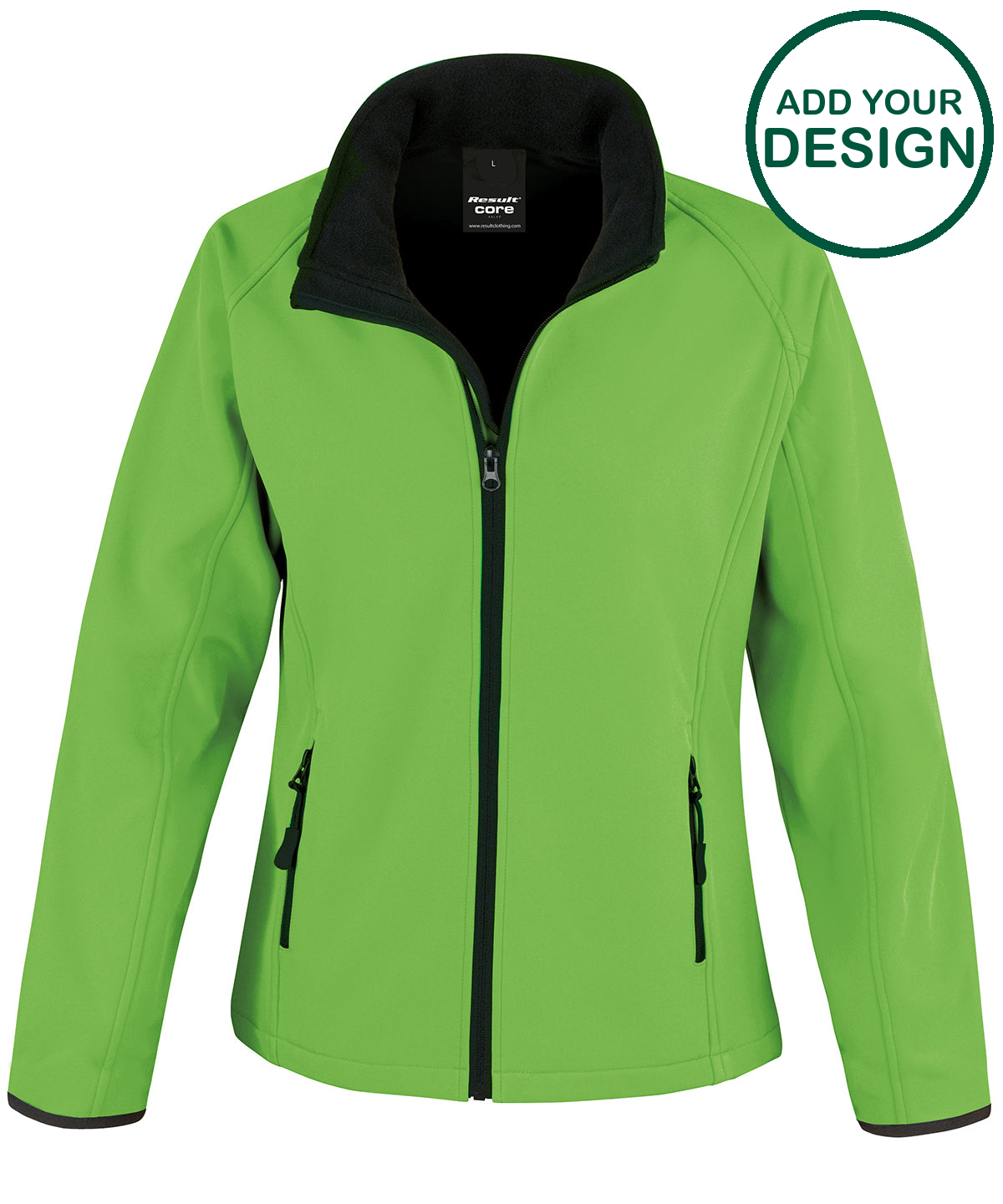 Women's Core printable softshell jacket