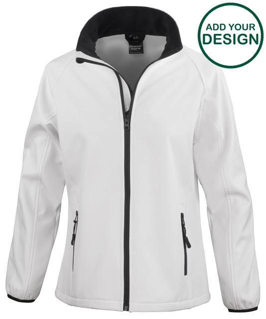 Women's Core printable softshell jacket