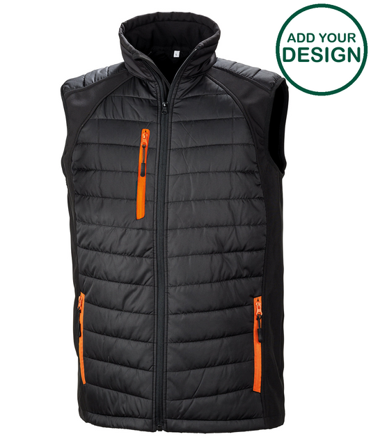 compass padded softshell gilet 