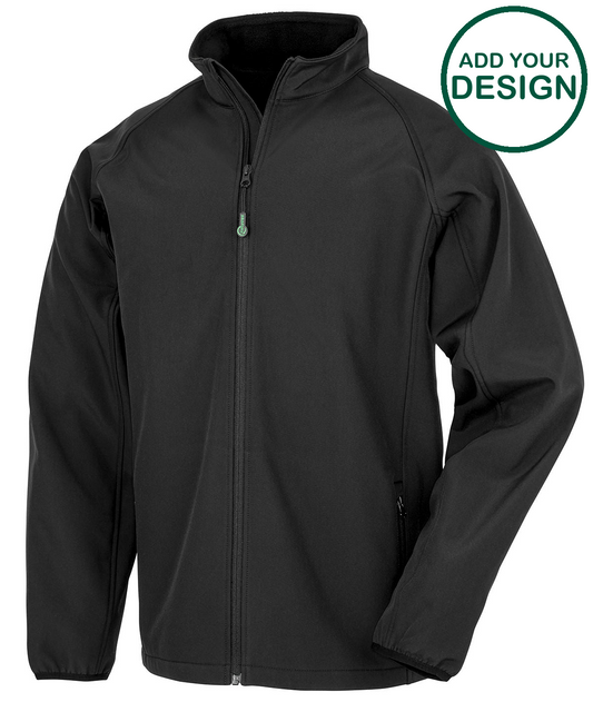 Recycled 2-layer printable junior softshell