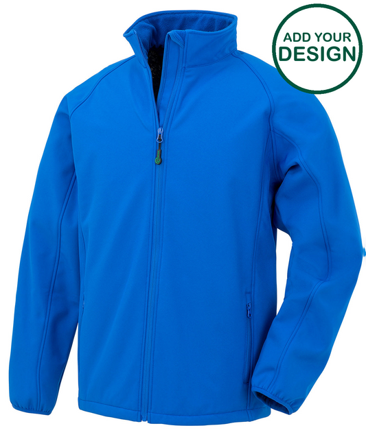 Recycled 2-layer printable junior softshell
