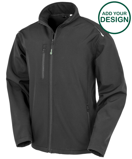 Recycled 3-layer printable softshell jacket