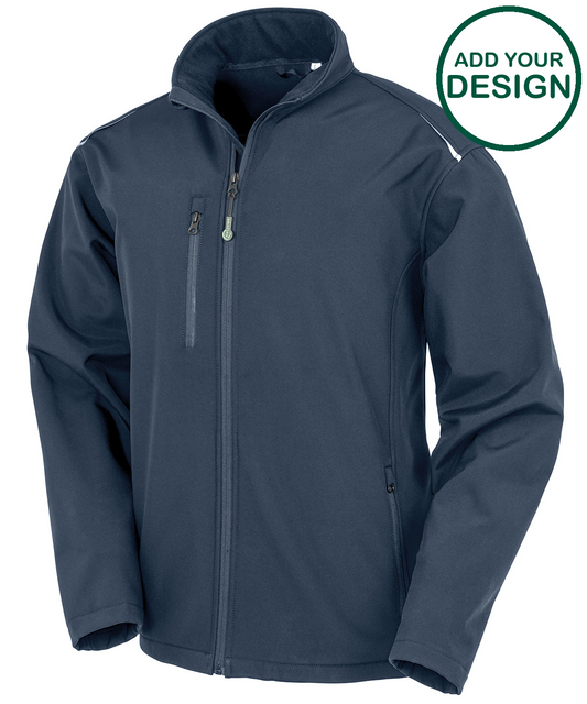 Recycled 3-layer printable softshell jacket