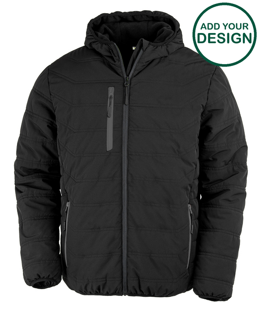 Recycled compass padded winter jacket