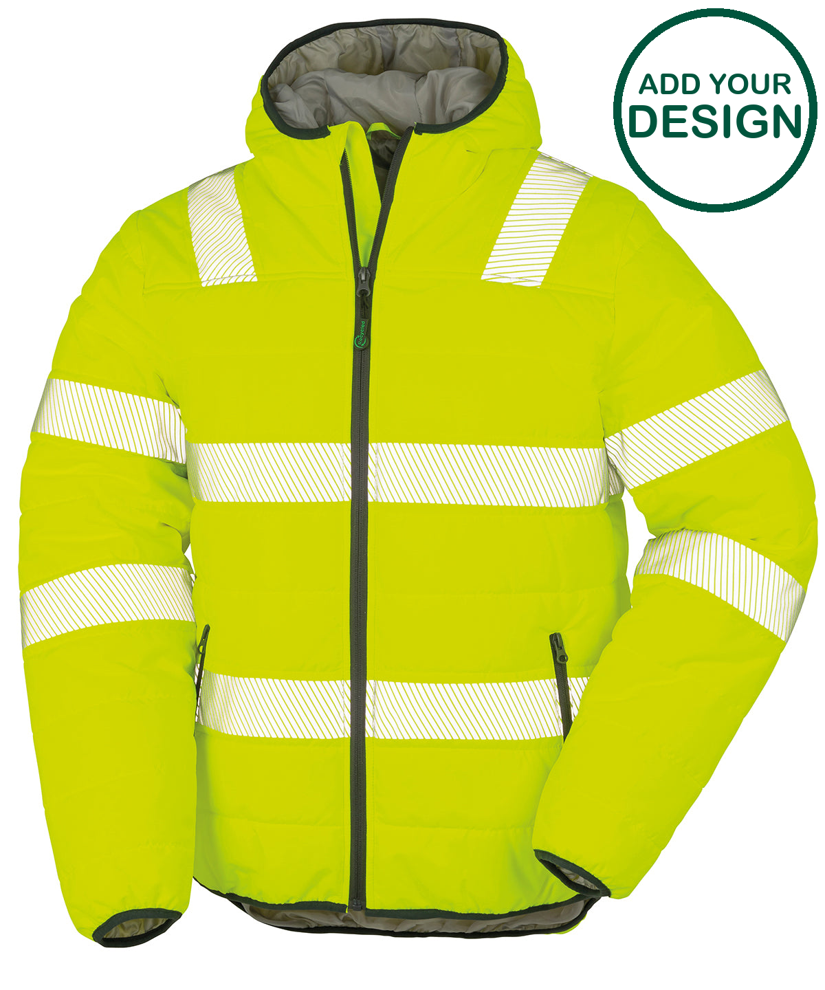 Recycled ripstop padded safety jacket
