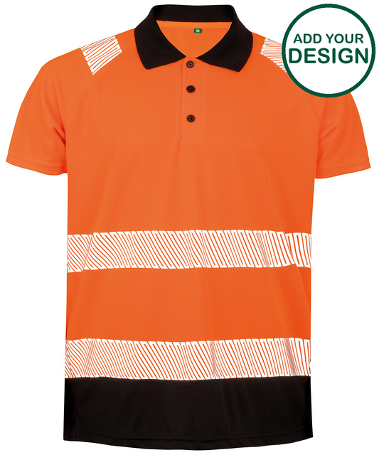 Recycled safety polo
