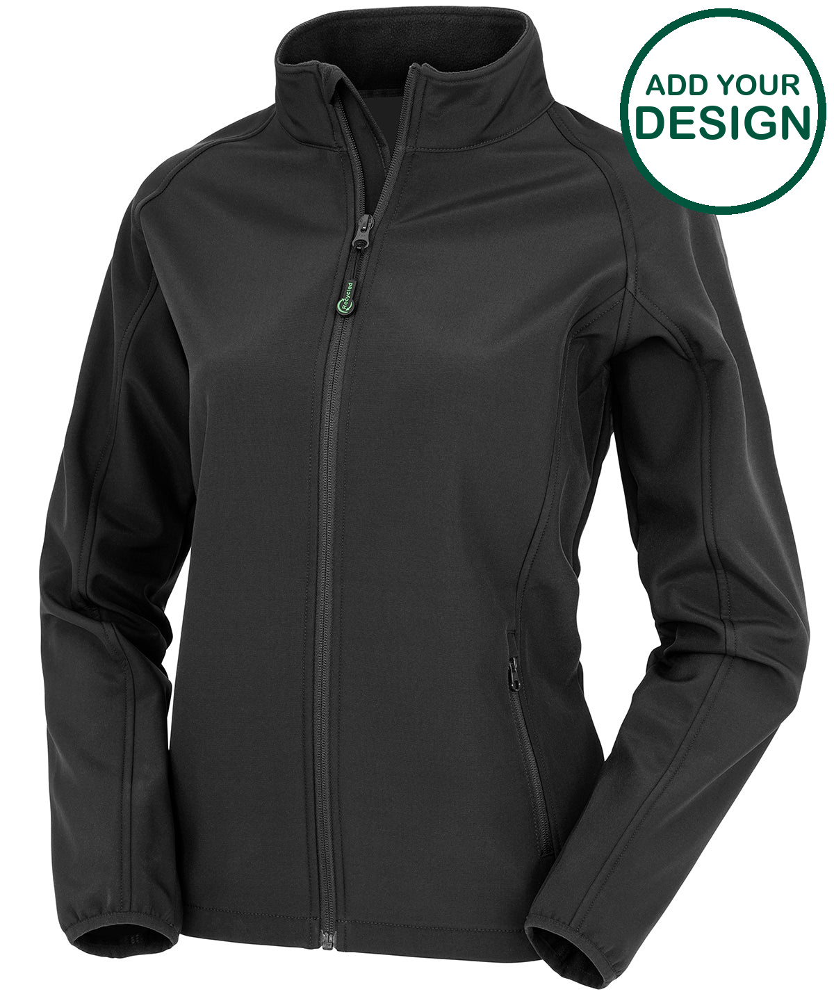 Women's recycled 2-layer printable softshell jacket 
