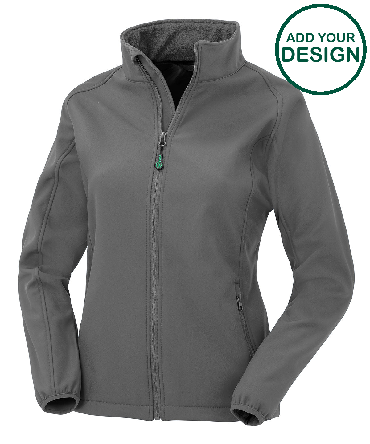 Women's recycled 2-layer printable softshell jacket 