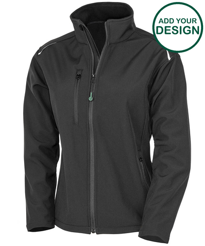 Women's recycled 3-layer printable softshell jacket