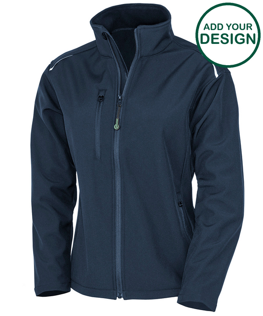 Women's recycled 3-layer printable softshell jacket