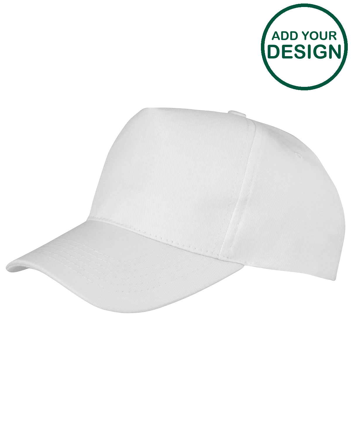 Boston 5-panel polycotton printer's cap