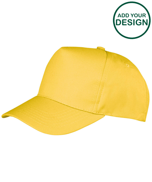 Boston 5-panel polycotton printer's cap