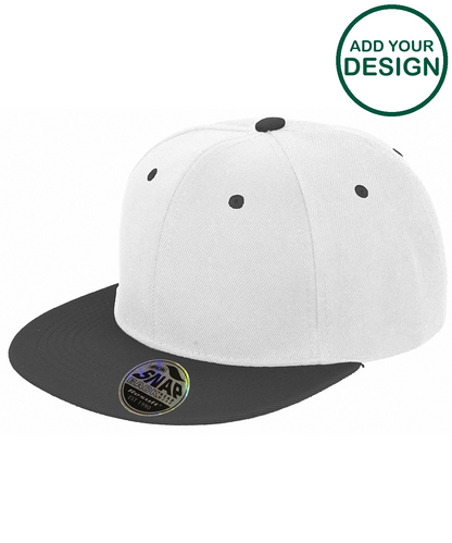 Bronx original flat peak snapback dual colour cap