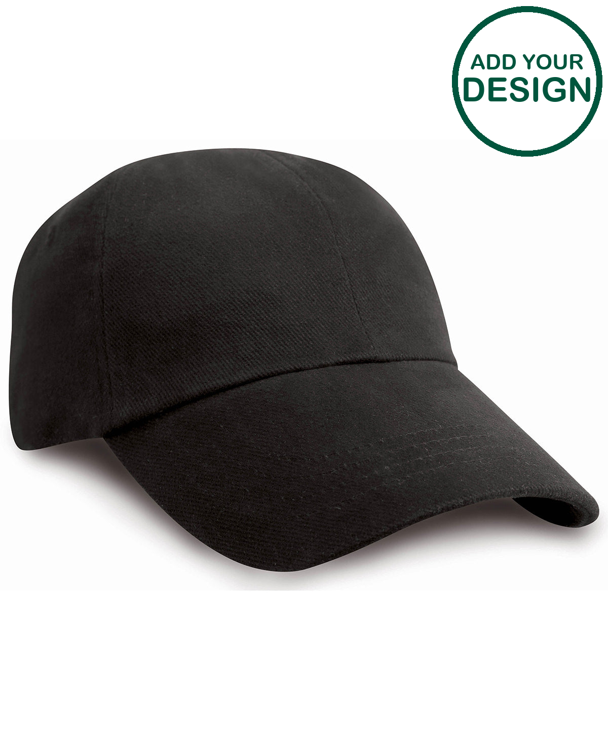 Junior low-profile heavy brushed cotton cap