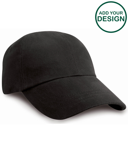 Junior low-profile heavy brushed cotton cap