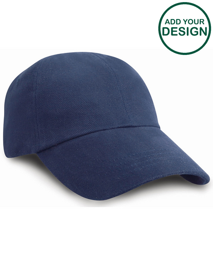 Junior low-profile heavy brushed cotton cap