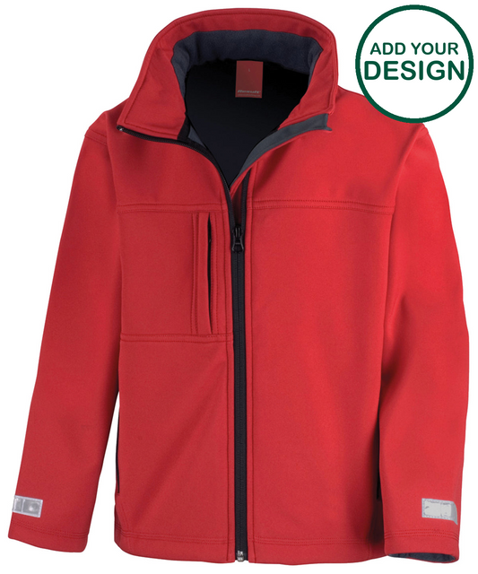 Junior classic softshell 3-layer jacket