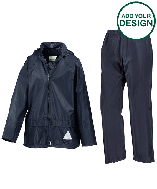 Junior waterproof jacket and trouser set