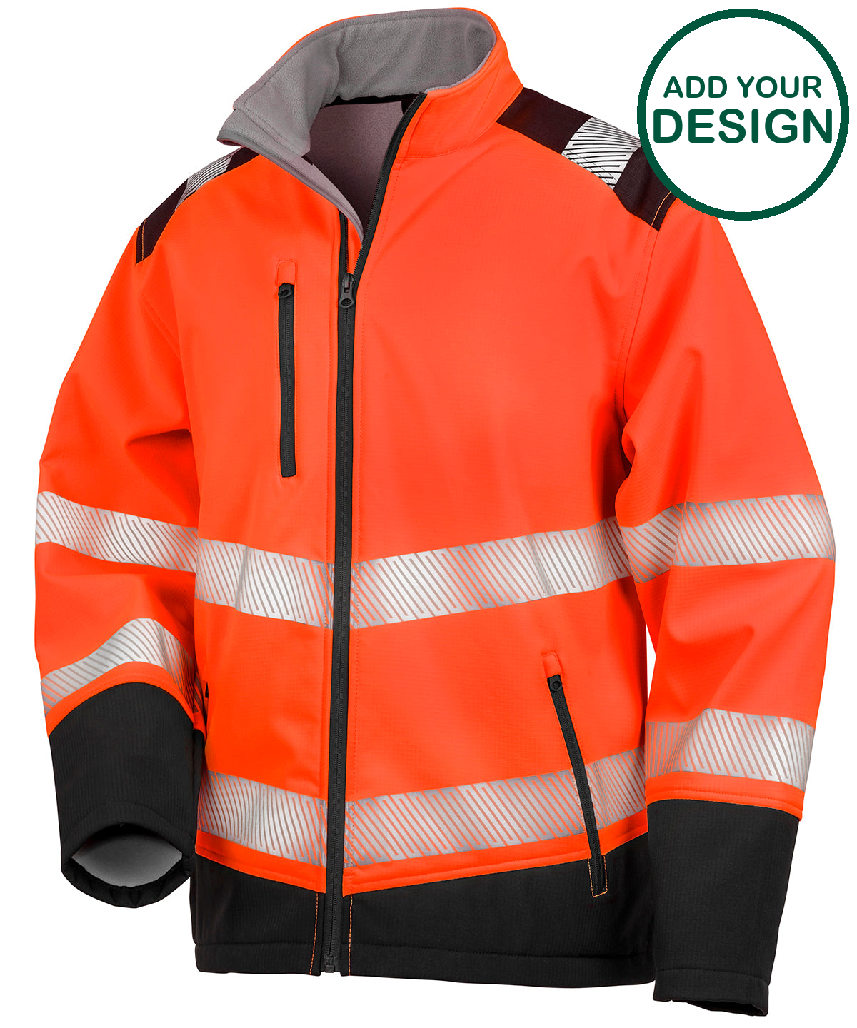 Printable ripstop safety softshell
