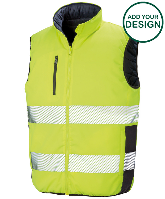 Reversible soft padded gilet
