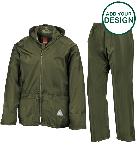 Waterproof jacket and trouser set