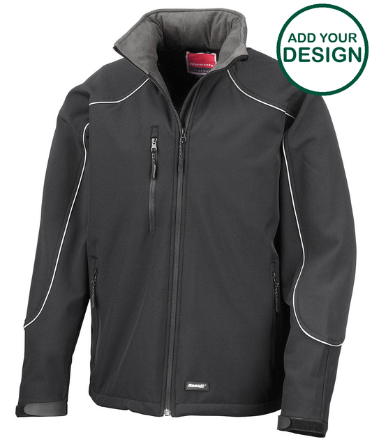 Hooded softshell jacket