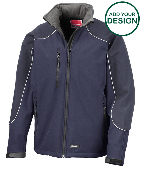 Hooded softshell jacket