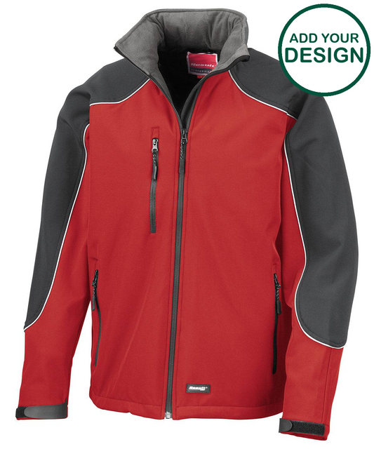 Hooded softshell jacket