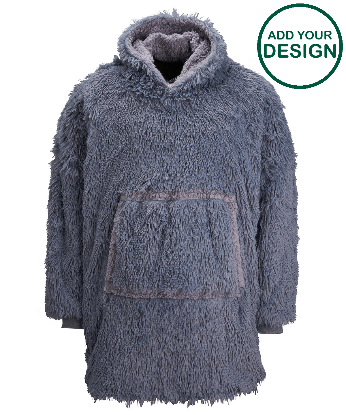 The Ribbon oversized cosy reversible shaggy sherpa hoodie
