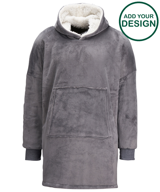 The Ribbon oversized cosy reversible sherpa hoodie